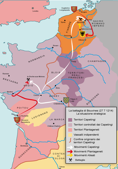 situazione strategica Bouvines